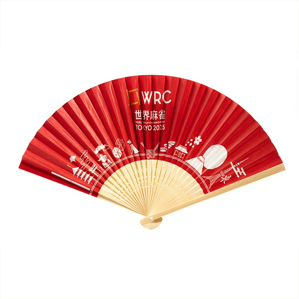 世界麻雀TOKYO2025 記念 扇子